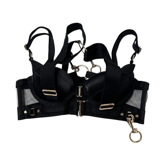 Honey Birdette Kukuro Bra in Black - Picture 1 of 5